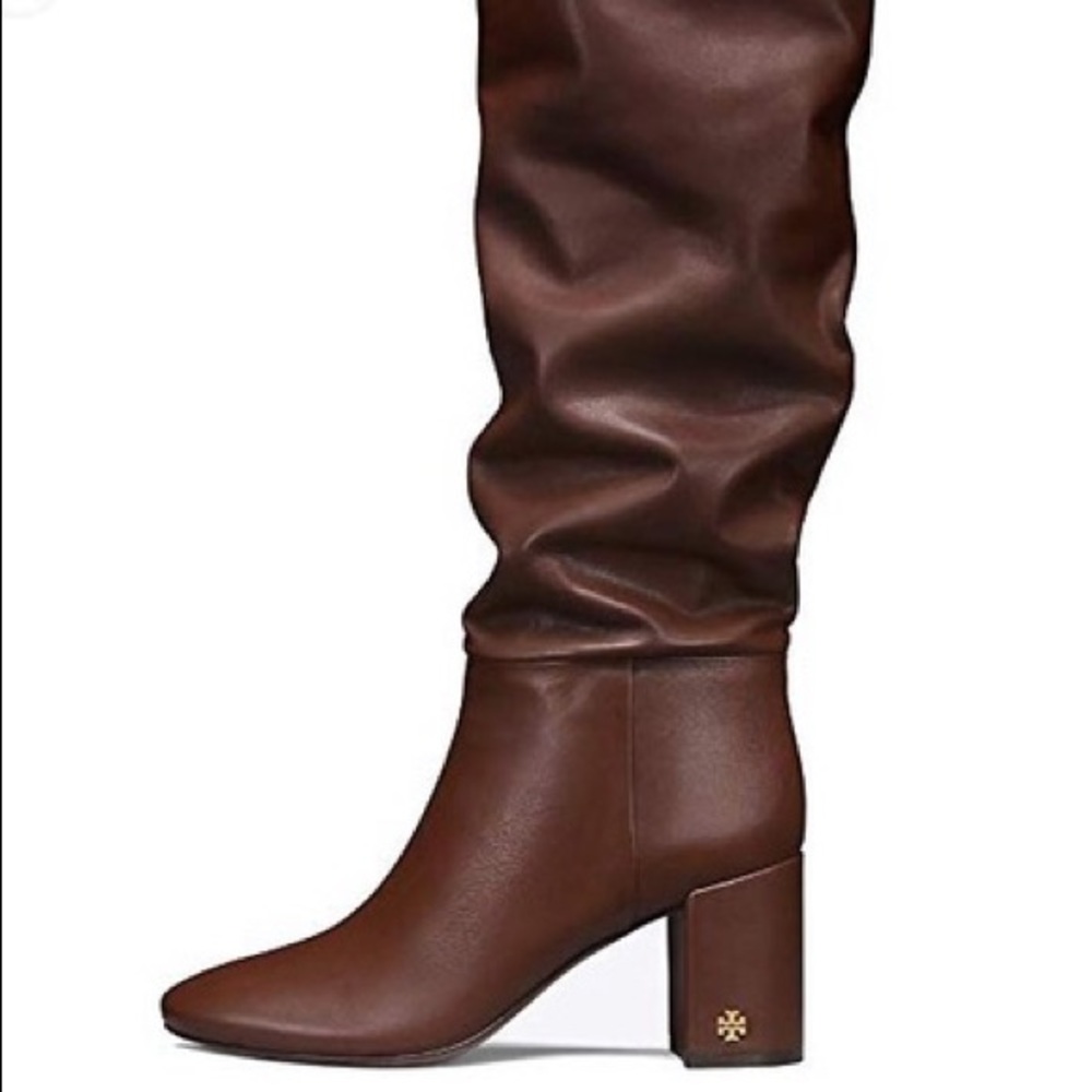 NIB Tory Burch Brooke Slouchy Boot | Perfect Brown